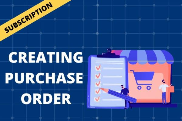 CREATING PURCHASE ORDER cover
