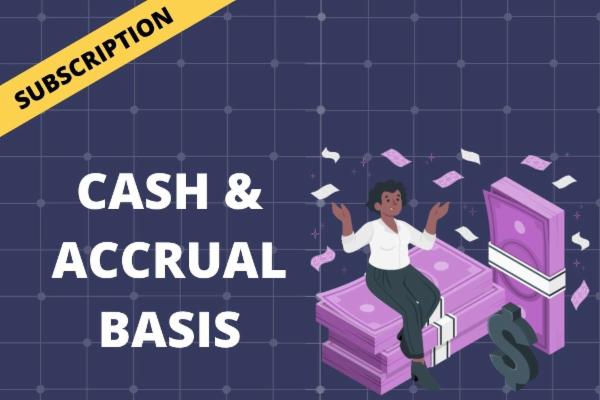 CASH & ACCRUAL BASIS cover
