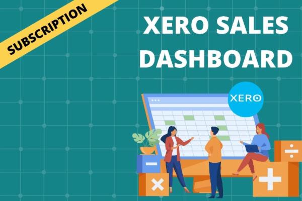XERO SALES DASHBOARD cover