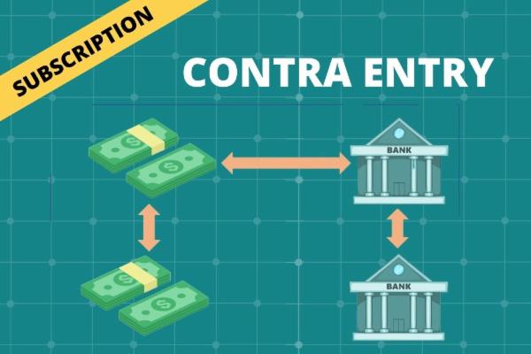 CONTRA ENTRY IN XERO cover