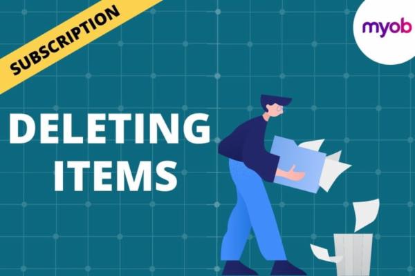 DELETING ITEMS cover