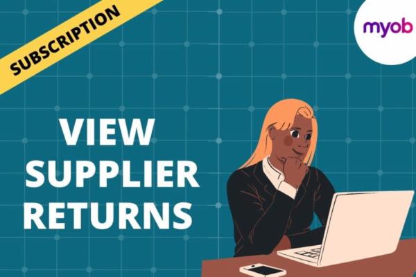 VIEW SUPPLIER RETURNS cover