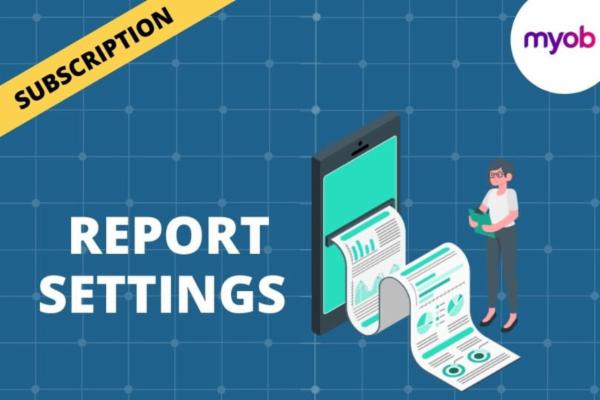 REPORT SETTINGS cover