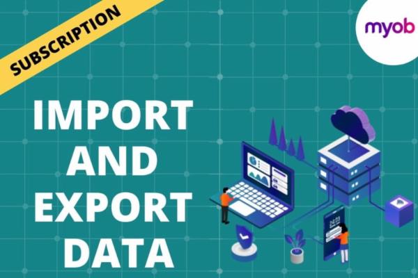 IMPORT AND EXPORT DATA cover