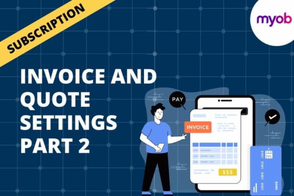 INVOICE AND QUOTE SETTINGS PART 2 cover