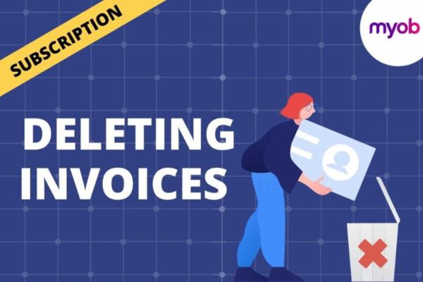 DELETING INVOICES cover