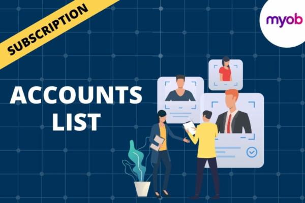 ACCOUNTS LIST cover