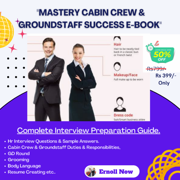 Mastery Cabin Crew E-Book With Free Groundstaff Interview Preparation Skills E-Book!!! cover
