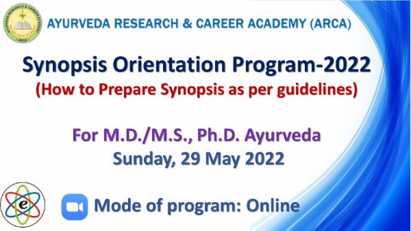 Synopsis Orientation Program 2022 cover