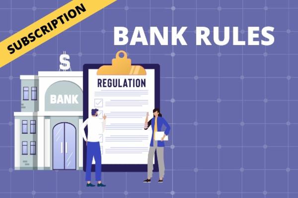 BANK RULE cover