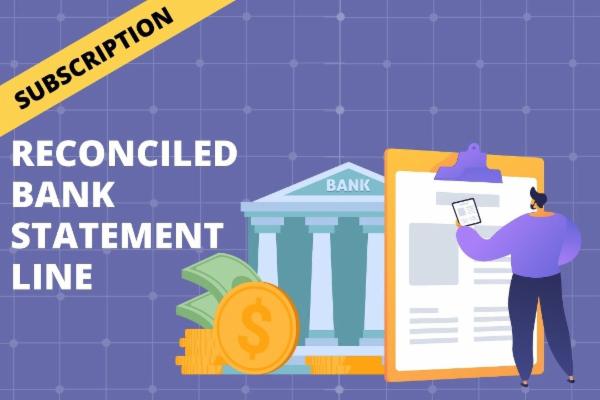 RECONCILED BANK STATEMENT LINES cover