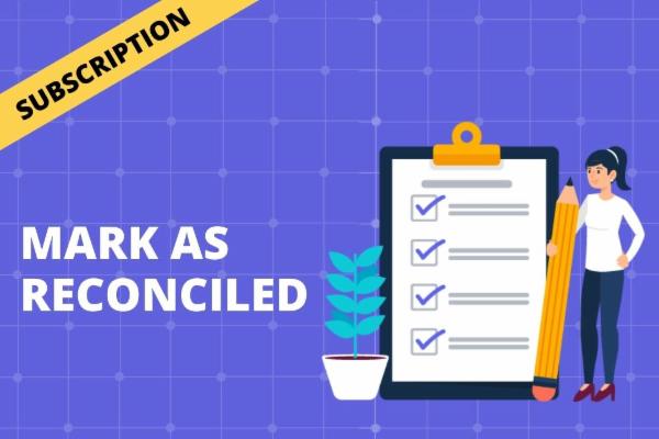 MARK AS RECONCILED cover