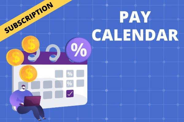 PAY CALENDAR cover