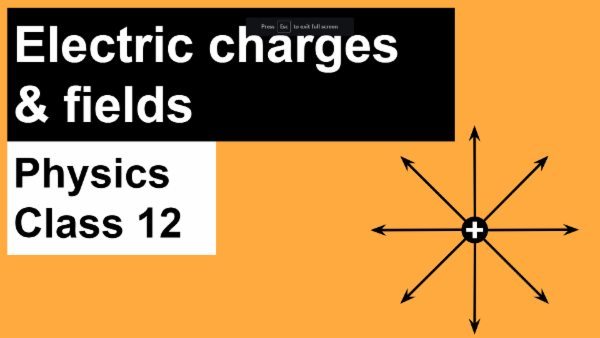 Electric charges and fields cover