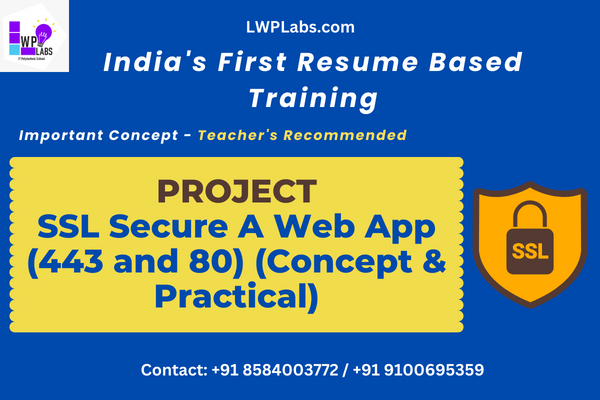 SSL Secure A Web App (443 and 80) (Concept & Practical) cover