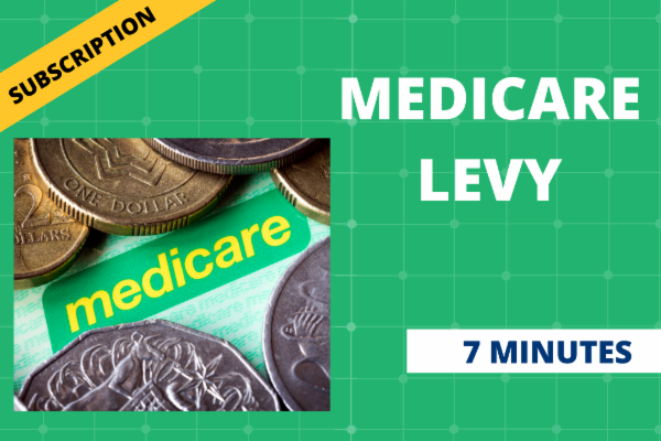 MEDICARE LEVY cover