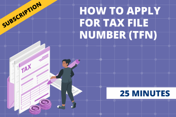 HOW TO APPLY FOR TFN cover