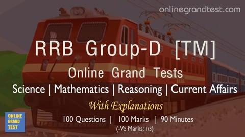 RRB Group-D[TM] 10 Online Grand Tests cover