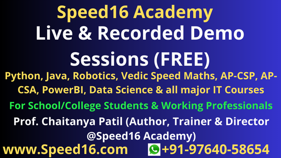 Speed16 Academy (FREE Live & Recorded Demo Sessions) cover