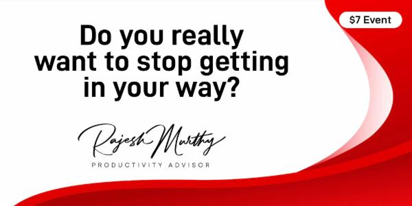 Do you really want to stop getting in your way? cover