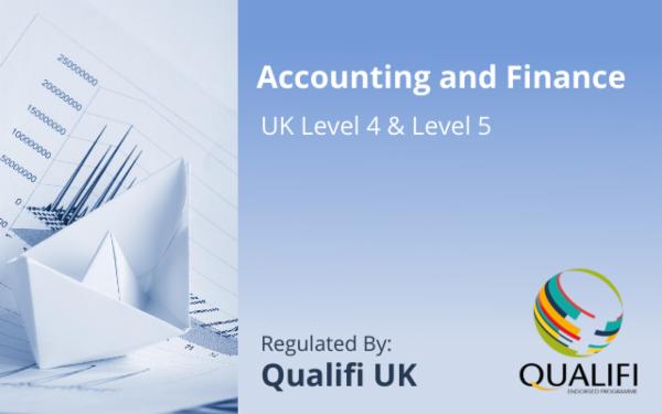 Diploma in Accounting and Finance (Level 4 & 5) cover