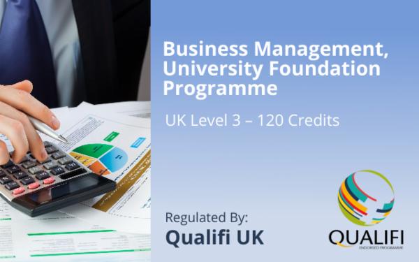 Diploma in Business Management, University Foundation Programme (Level 3) cover
