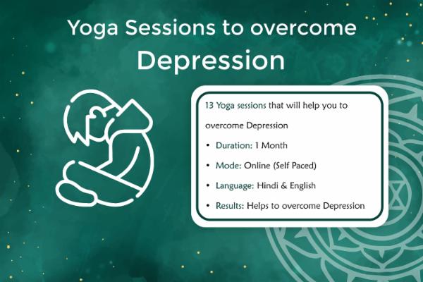 Yoga sessions to overcome Depression cover
