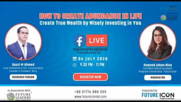 How To Create Abundance In Life Learn from Quazi M Ahmed | Free Webinar cover