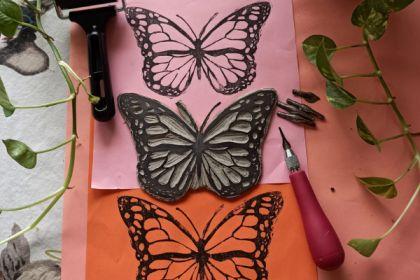 Recording - Get Started with Lino Printing cover