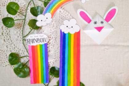 Recording - Learn to make Rainbow themed Bookmarks! cover