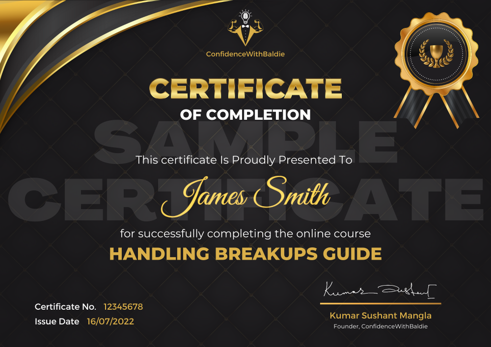 Pixel Viilage Sample Certificate