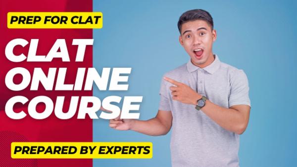 CLAT 5-year LLB Law Entrance Online Self Learning Course with printed Books cover