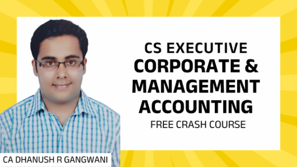 CS Executive - CMA FREE Crash Course cover