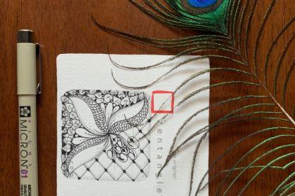 Recording - Meditate & Create - Zentangle Art cover