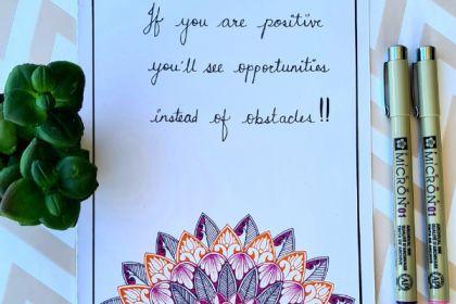 Recording - Half Mandala with Quotes cover