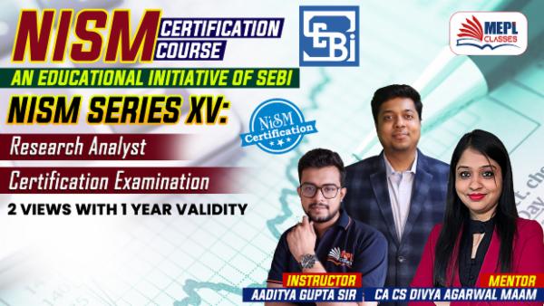 NISM Series-XV: Research Analyst Certification Examination - FOR LAPTOP/DESKTOP (WINDOWS ONLY) cover
