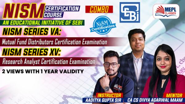 NISM Series V A: Mutual Fund Distributors + NISM Series-XV: Research Analyst COMBO - FOR LAPTOP/DESKTOP (WINDOWS ONLY) cover