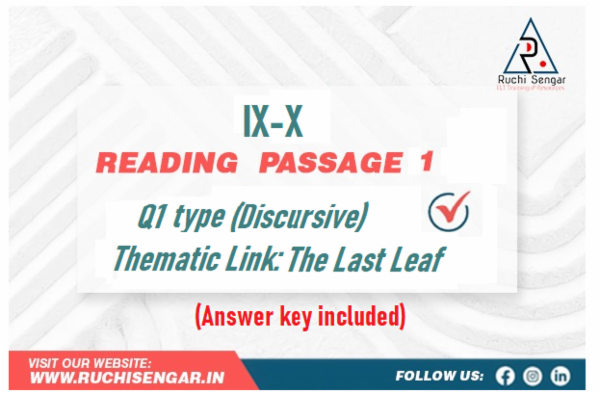 IX-X Discursive Passage 1 & 10 Qs 2022-23 cover