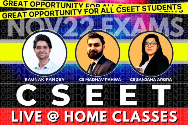 CSEET - App Live Classes cover