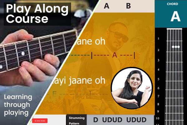 Play Along Course - Learn open chords through Play Along tracks cover