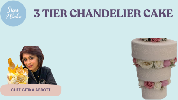 3 Tier Chandelier Cake cover