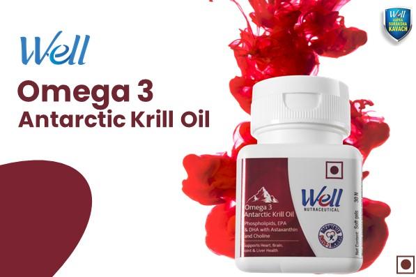 Well Omega 3 Antarctic Krill Oil (Kannada) cover