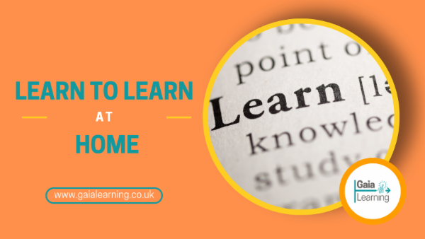 Learn to learn at home cover