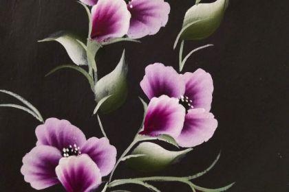 Recording - Shell shape Stroke Flowers Painting cover