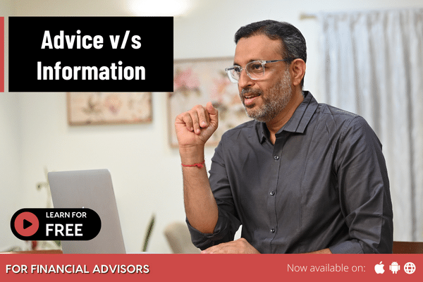 Advice v/s Information cover