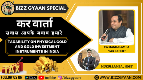 Taxability on Gold in India cover