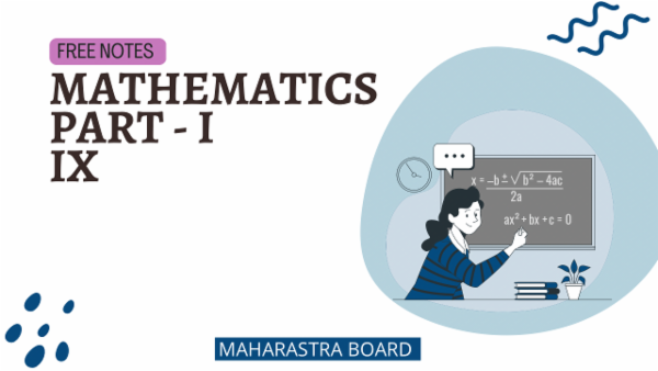 9 Algebra Solution (Maharastra Board) cover