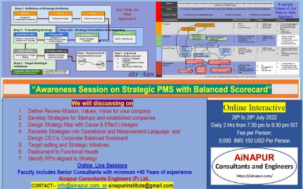 “Awareness Session on Strategic PMS with Balanced Scorecard” cover
