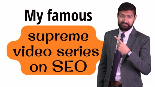 SEO supreme series cover
