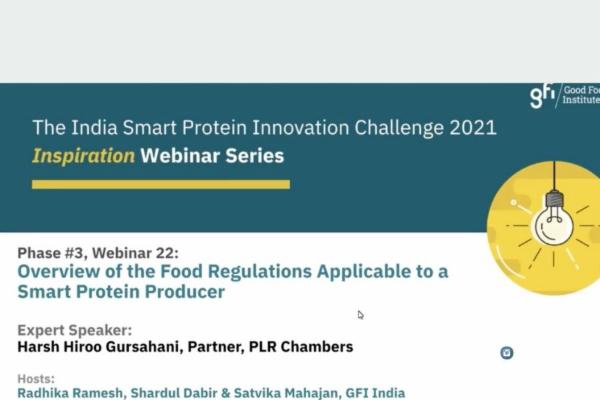 ISPIC Inspiration Webinar - Overview of the Food Regulations applicable to the Smart Protein Sector cover
